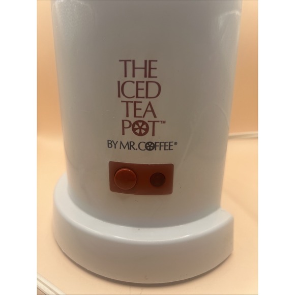 Mr. Coffee Iced Tea Maker 2 QT TM1.5 Red White Base Unit Only No Pitcher - Picture 2 of 12